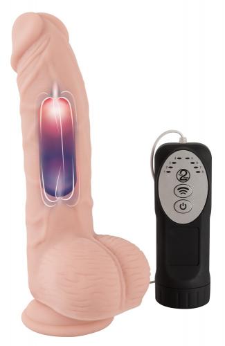 Pulsierender und vibrierender Dildo – 20 cm