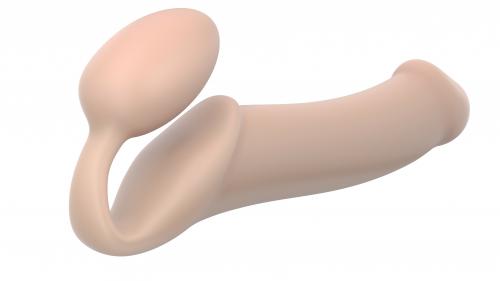 Strap On Me – Strapless Voorbind Dildo – Maat XL – Beige