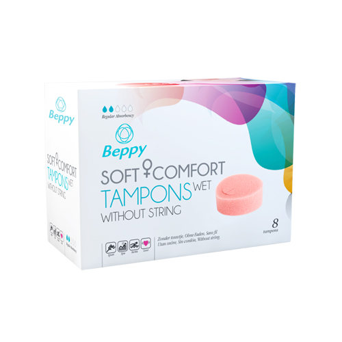 Beppy Soft + Comfort Tampons WET – 8 Stück