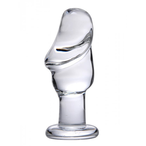 Asvini Gläserner Buttplug – Durchsichtig