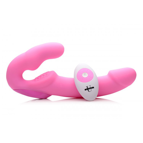 Urge Strap-on Vibrator ohne Gurte – pink