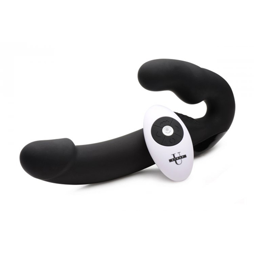 Urge Strap-on Vibrator ohne Gurte – schwarz