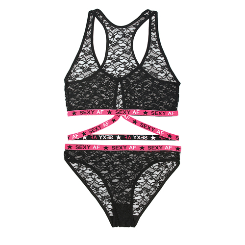 Sexy AF Bralette und Höschen