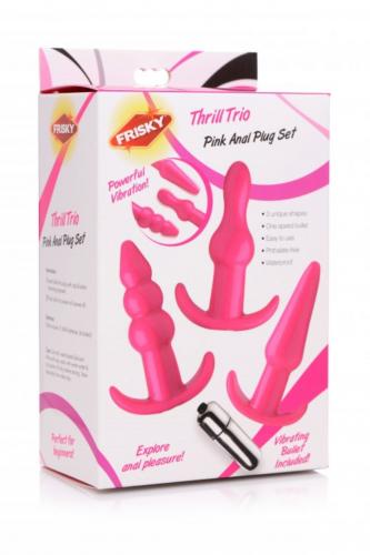 Thrill Trio Analplug – 3-teiliges Set- Rosa
