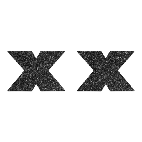 Flash Cross Tepelstickers – Zwart