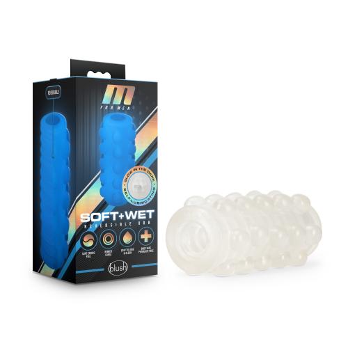M for Men – Soft and Wet – Reversible Orb Masturbator- Matt