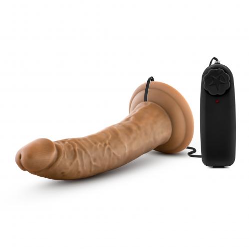 Dr. Skin – Dr. Dave Vibrator mit Saugnapf – Mokka