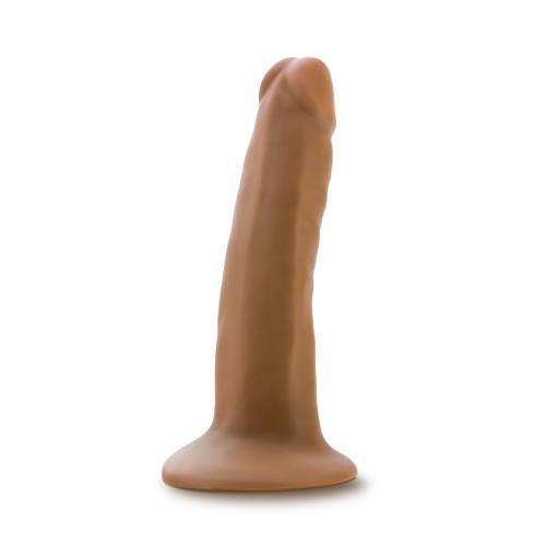 Dr. Skin – Realistischer Dildo mit Saugnapf 14 cm – Mokka