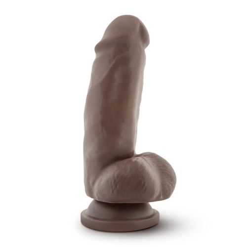 Dr. Skin – Mr. Smith Dildo Saugnapf 17,8 cm – Schokoladenbraun