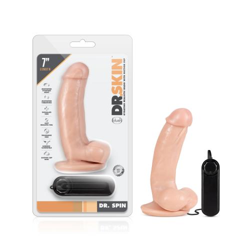 Dr. Skin – Realistischer Dildo mit Saugnapf 17,8 cm – Vanille