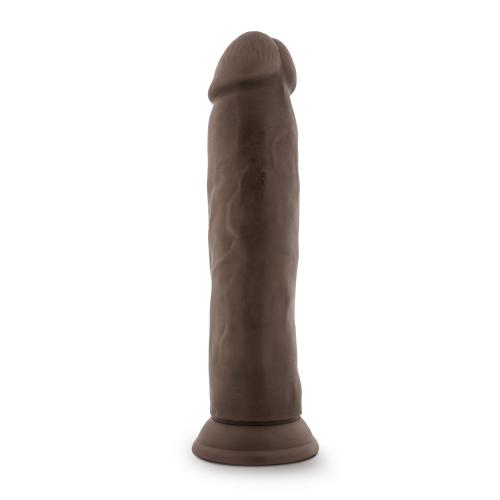 Dr. Skin – Realistischer Dildo mit Saugnapf 24 cm – Schokolade