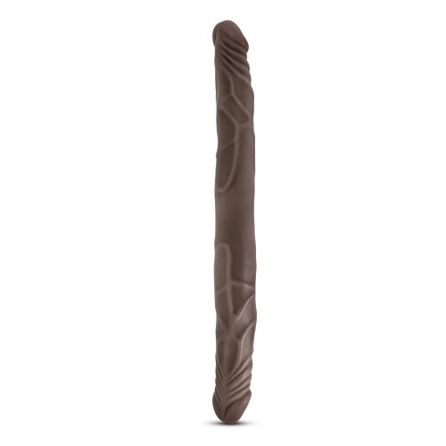 Dr. Skin – Realistischer Dildo mit Saugnapf 35,5 cm – Schokolade