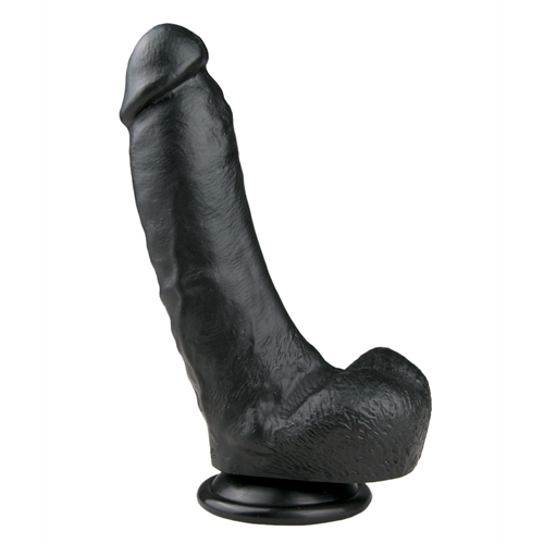 Realistischer schwarzer Dildo – 20 cm