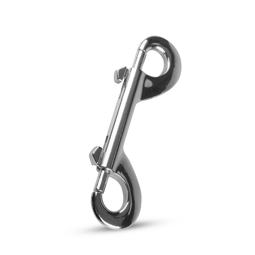 „Doppelclip – silbern