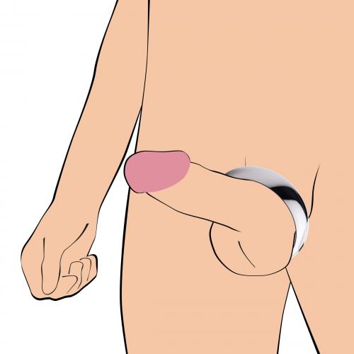 Sarge – Penisring aus Metall – Innerer Durchmesser 57 mm