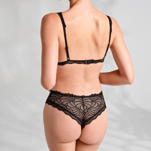 Sweetia 2-Delige Kanten BH Set – Zwart