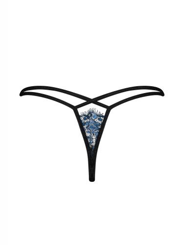 Yassmyne Sexy Spitzen-Tanga – Blau