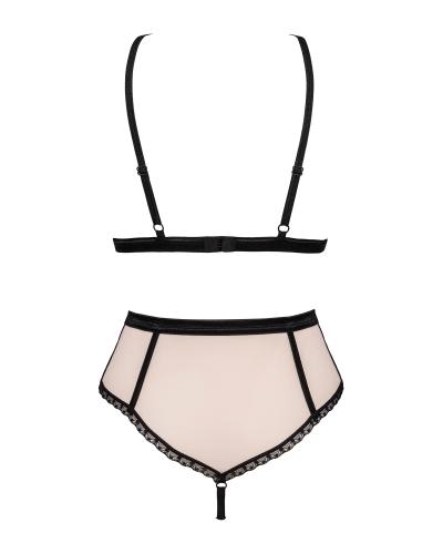 Lilines Spitzen-BH-Set – Rosa